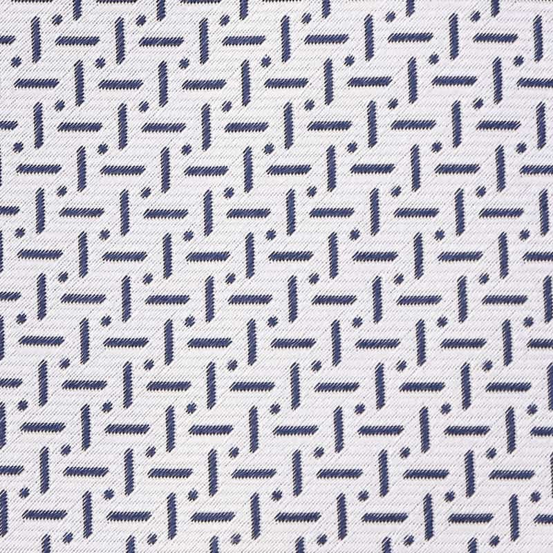 ALTEA ジオメトリック柄タイ WHITE