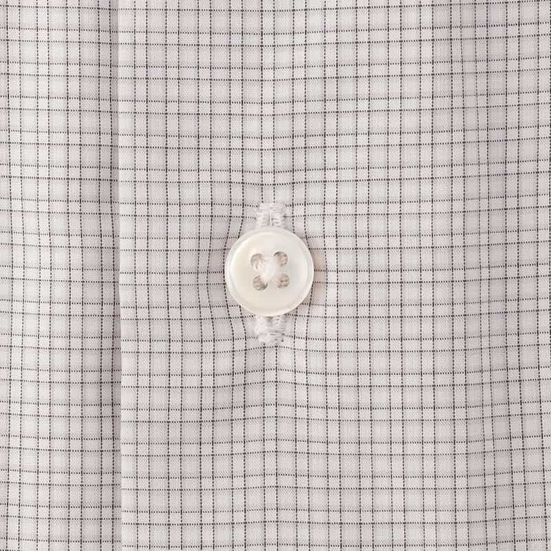 BARNEYS NEW YORK グラフチェック柄ドレスシャツ "MANHATTAN" GRAY