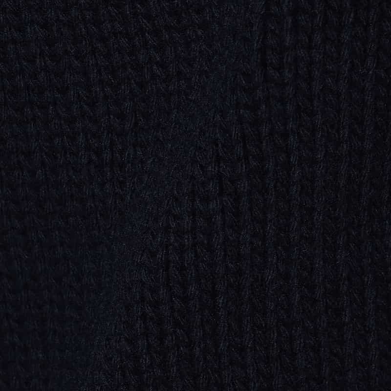 HERNO "RESORT" スタンドカラーニットブルゾン NAVY