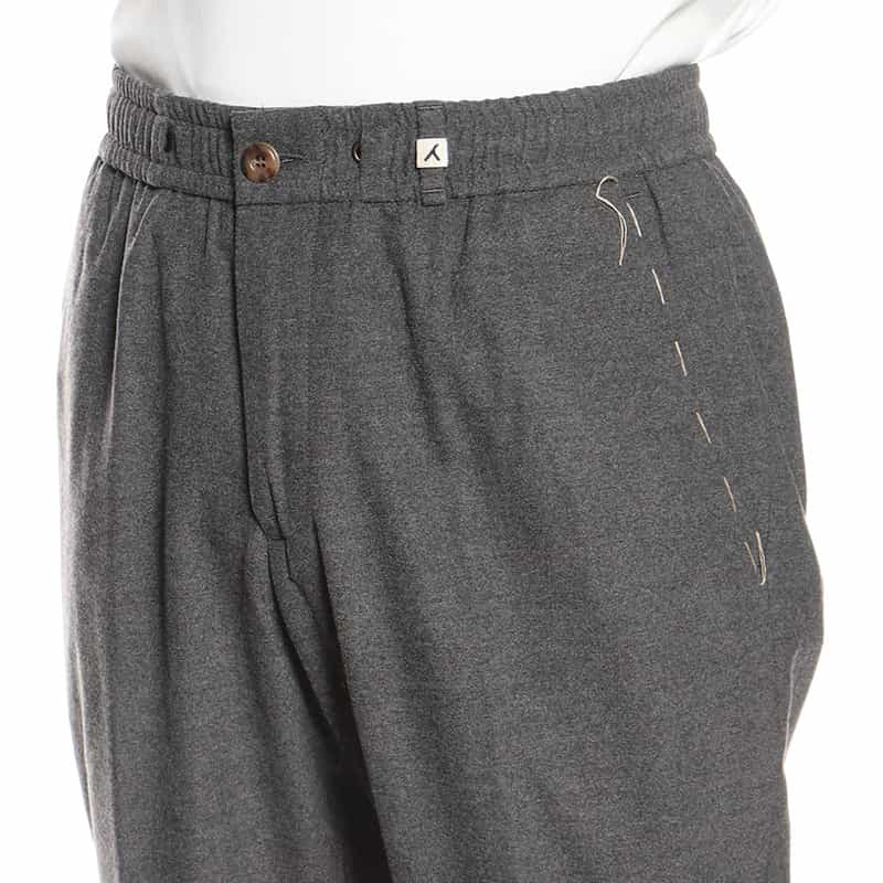 MYTHS ライトフラノイージーパンツ GRAY