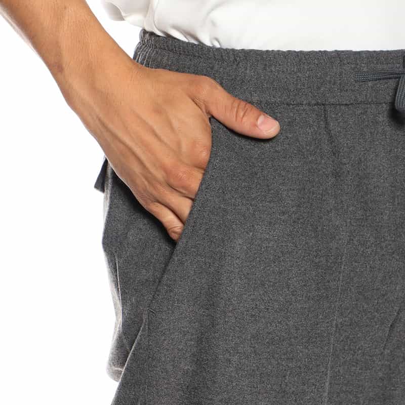 MYTHS ライトフラノイージーパンツ GRAY