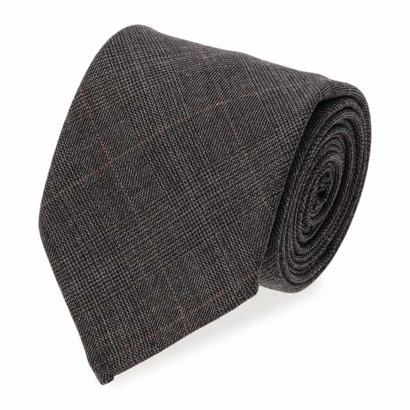 AD&C チェック柄タイ GRAY