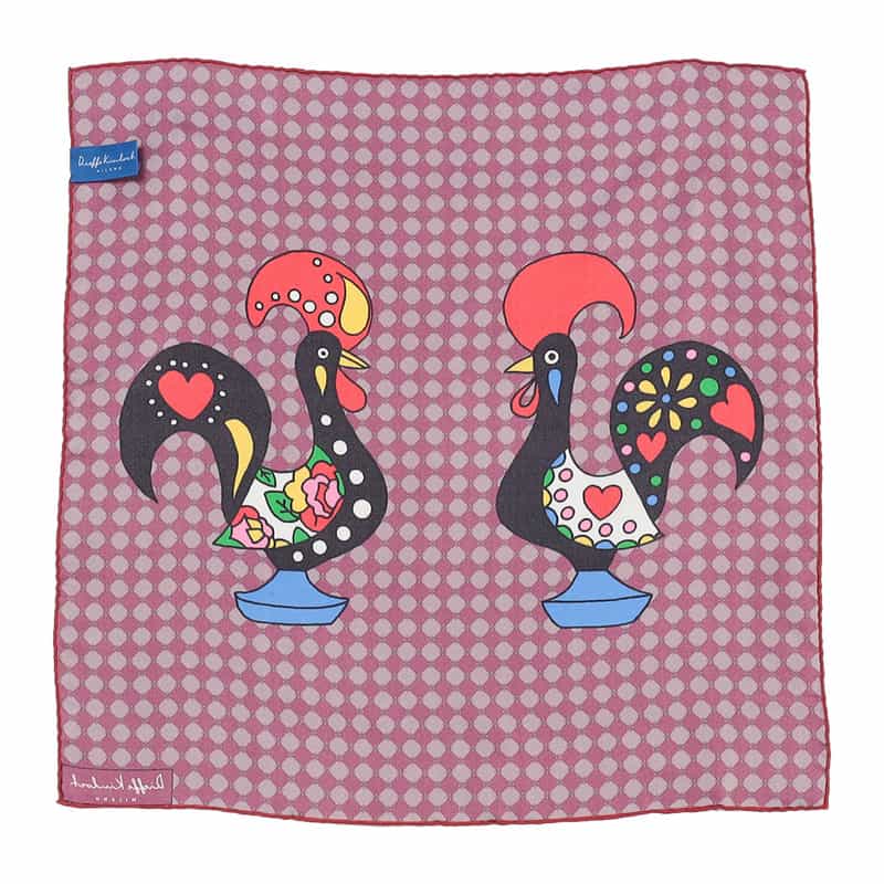 DIEFFE KINLOCH ポケットチーフ WINE