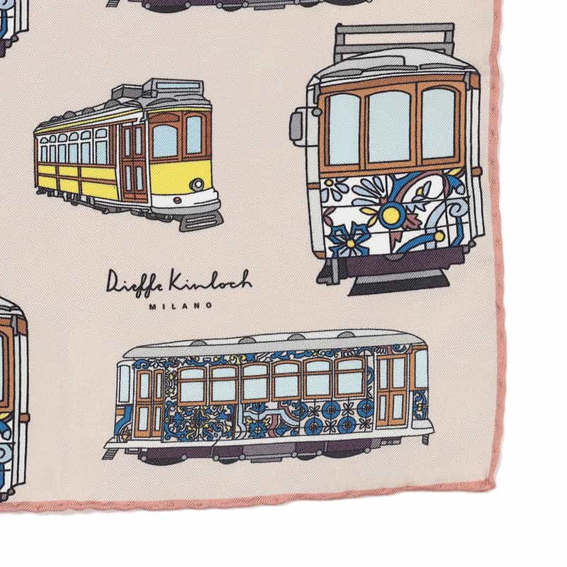 DIEFFE KINLOCH ポケットチーフ BEIGE