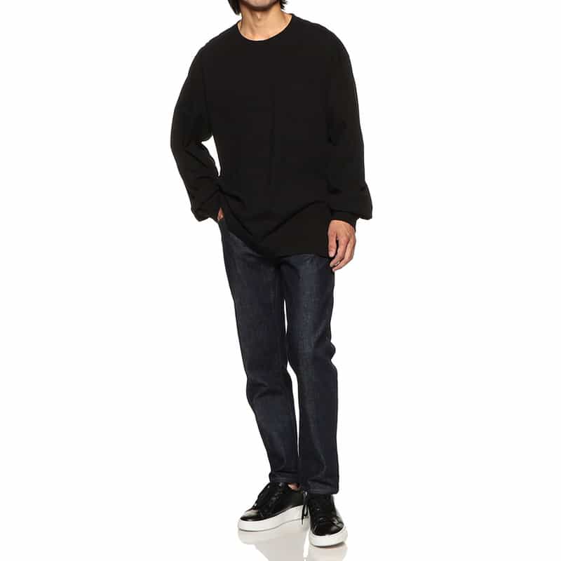 MAGIC NUMBER MAGIC NUMBER X BEDWIN & THE HEARTBREAKERS バーニーズ ニューヨーク限定バックプリントロングスリーブカットソー BLACK