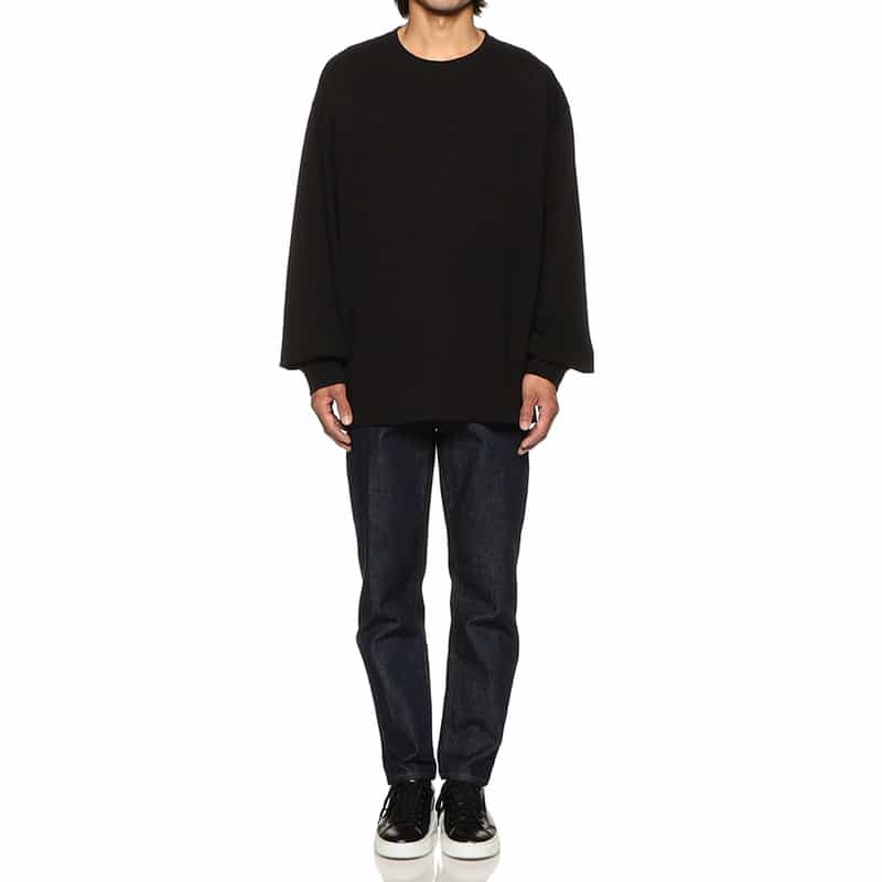 MAGIC NUMBER MAGIC NUMBER X BEDWIN & THE HEARTBREAKERS バーニーズ ニューヨーク限定バックプリントロングスリーブカットソー BLACK