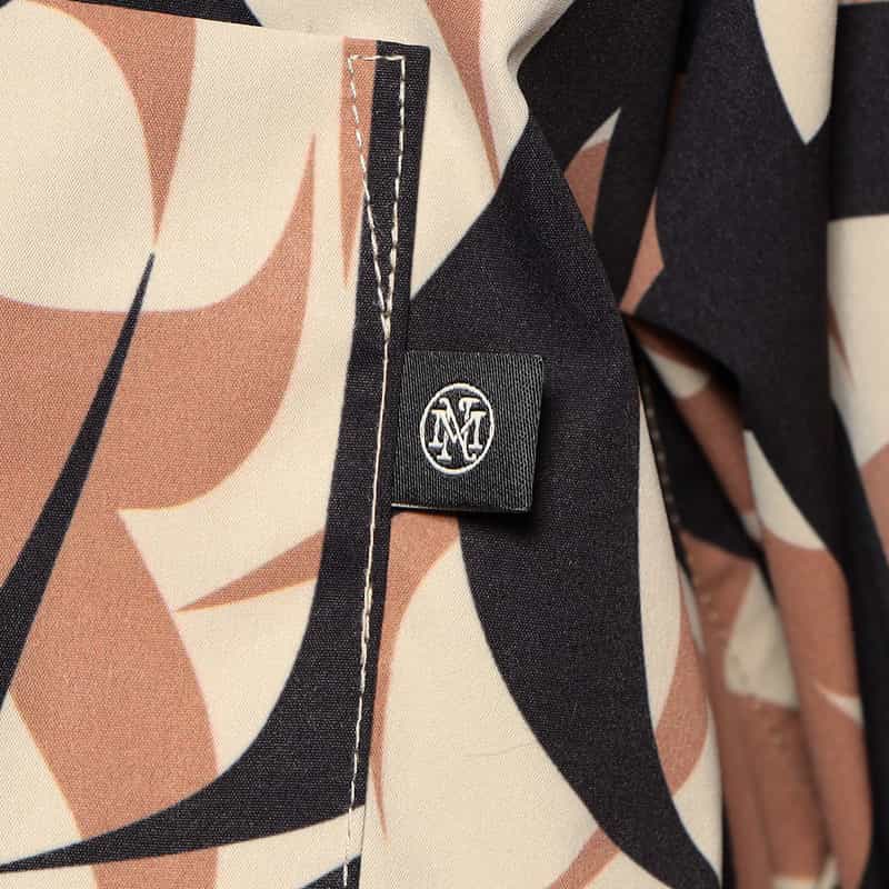 MAGIC NUMBER MAGIC NUMBER X BEDWIN & THE HEARTBREAKERS バーニーズ ニューヨーク限定カモフラージュ柄オープンカラーシャツ BROWN