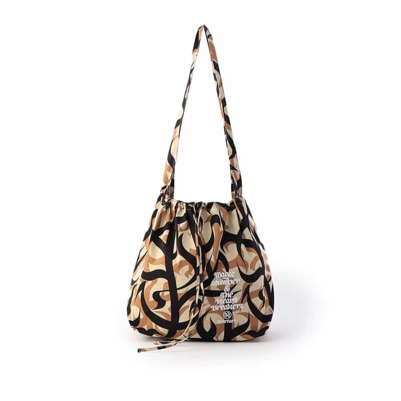 MAGIC NUMBER MAGIC NUMBER X BEDWIN & THE HEARTBREAKERS 限定カモフラージュ柄ショルダーバッグ BROWN