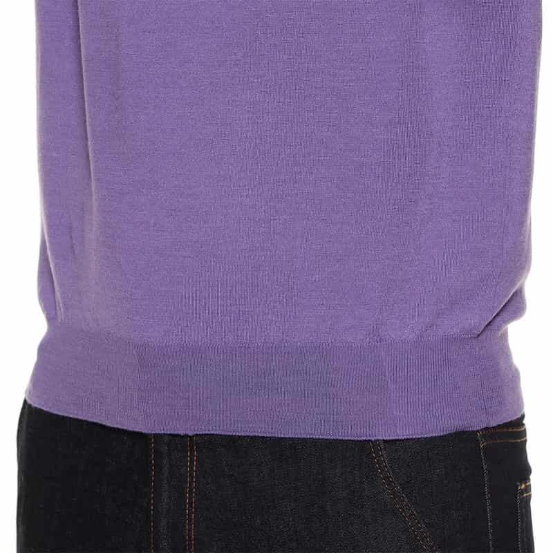 FILIPPO DE LAURENTIIS クルーネックニットプルオーバー PURPLE