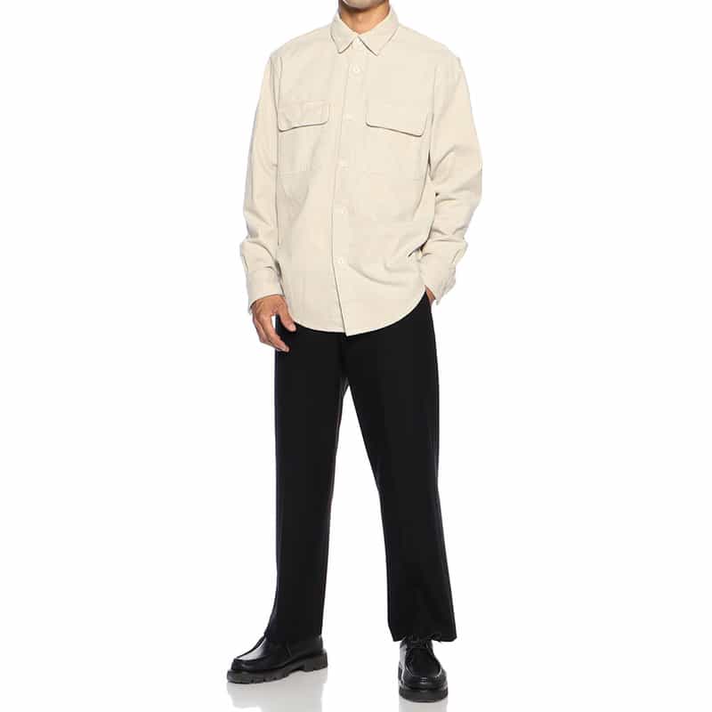 BAGUTTA コーデュロイシャツ BEIGE