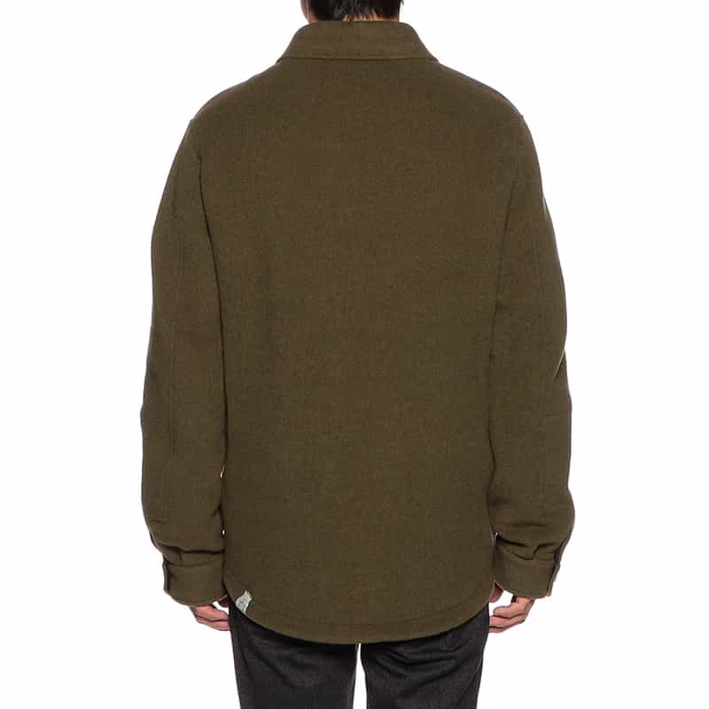 T_COAT ウールシャツジャケット "TO" KHAKI