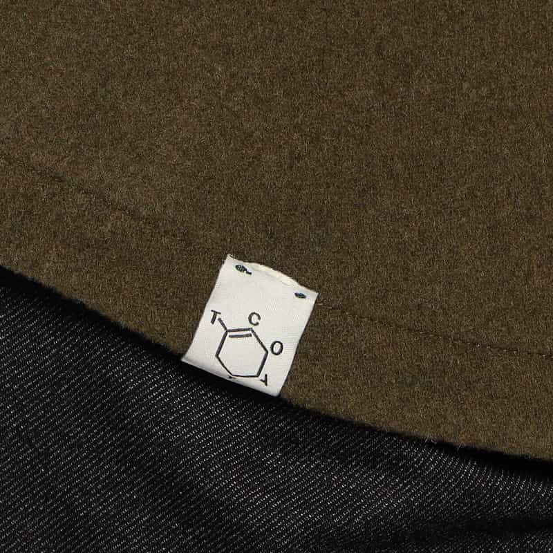 T_COAT ウールシャツジャケット "TO" KHAKI