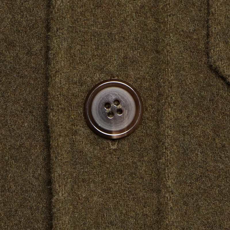 T_COAT ウールシャツジャケット "TO" KHAKI