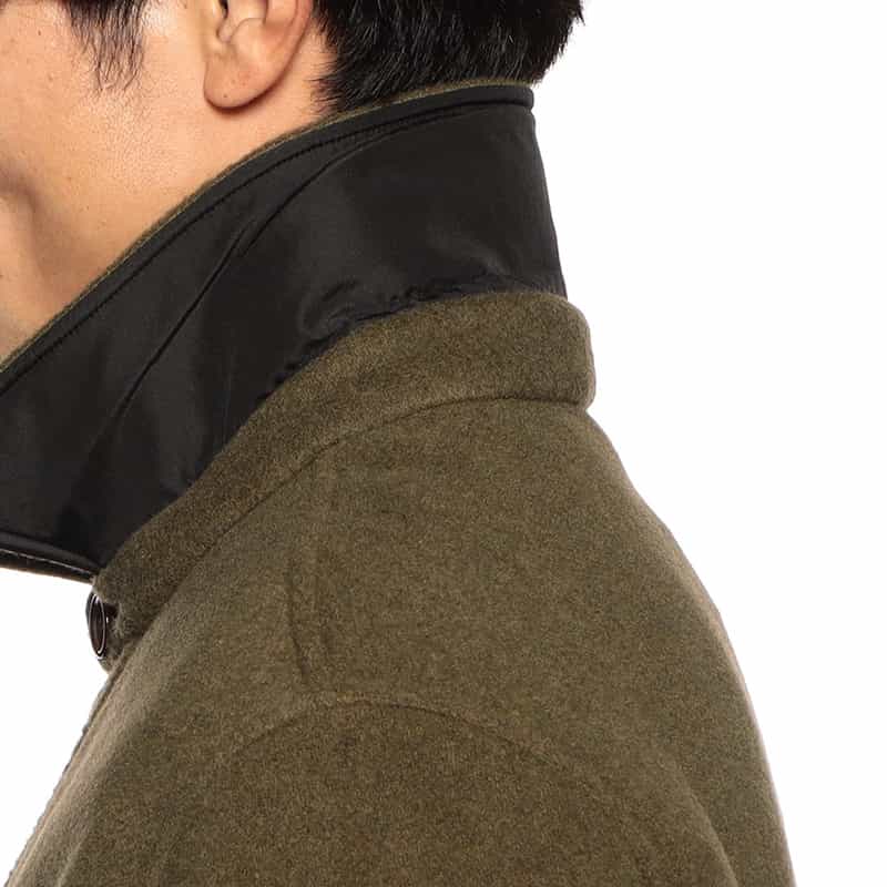 T_COAT ウールシャツジャケット "TO" KHAKI