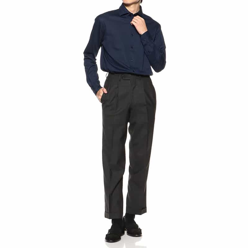 CATARISANO ジャージーシャツ NAVY