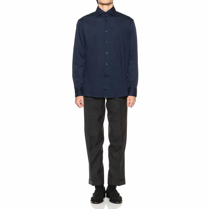 CATARISANO ジャージーシャツ NAVY