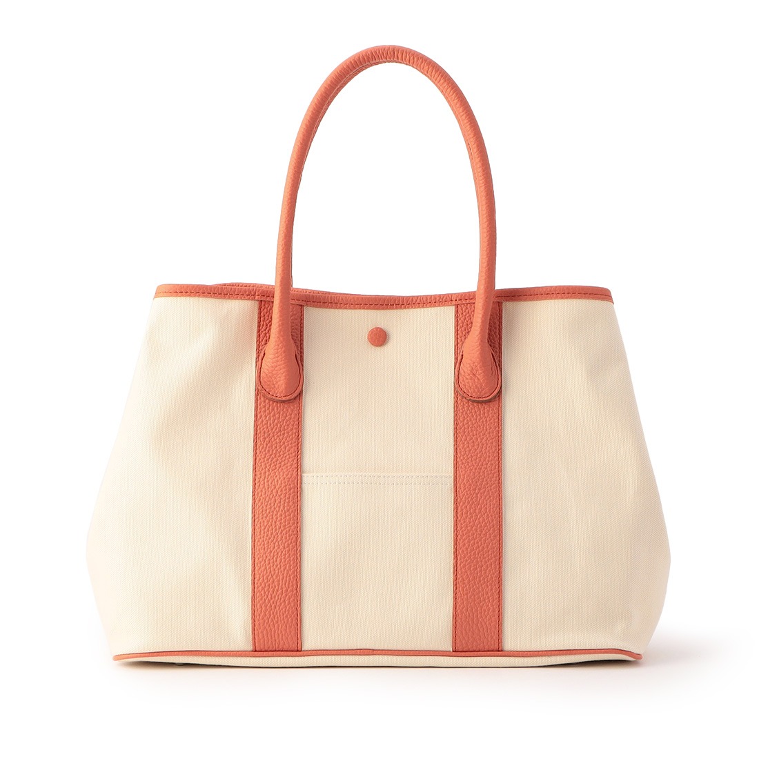 キャンバス × レザー トートバッグ