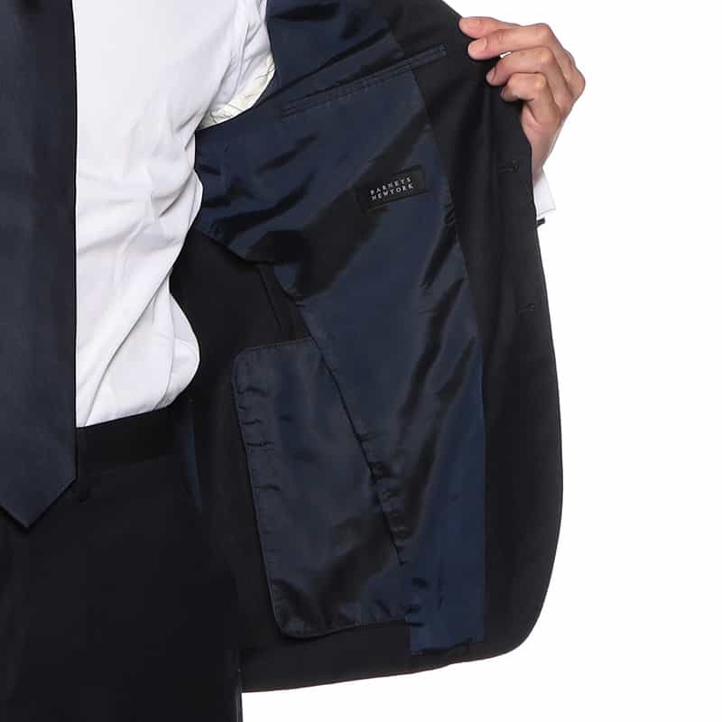 BARNEYS NEW YORK ライトフランネルスーツ NAVY