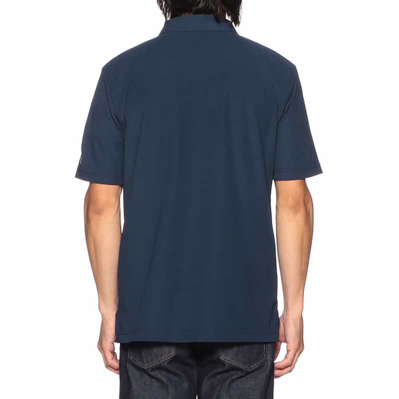 BARNEYS NEW YORK 鹿の子ポロシャツ NAVY