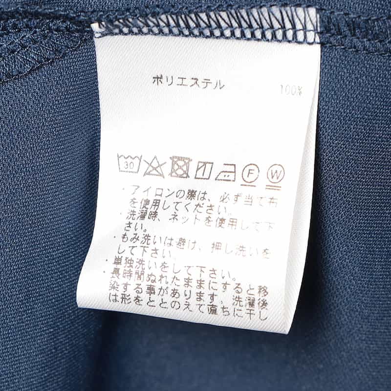 BARNEYS NEW YORK 鹿の子ポロシャツ NAVY