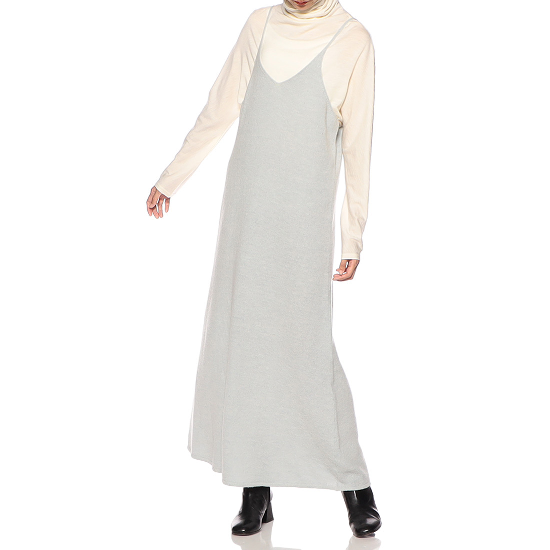 ニットキャミソールドレス