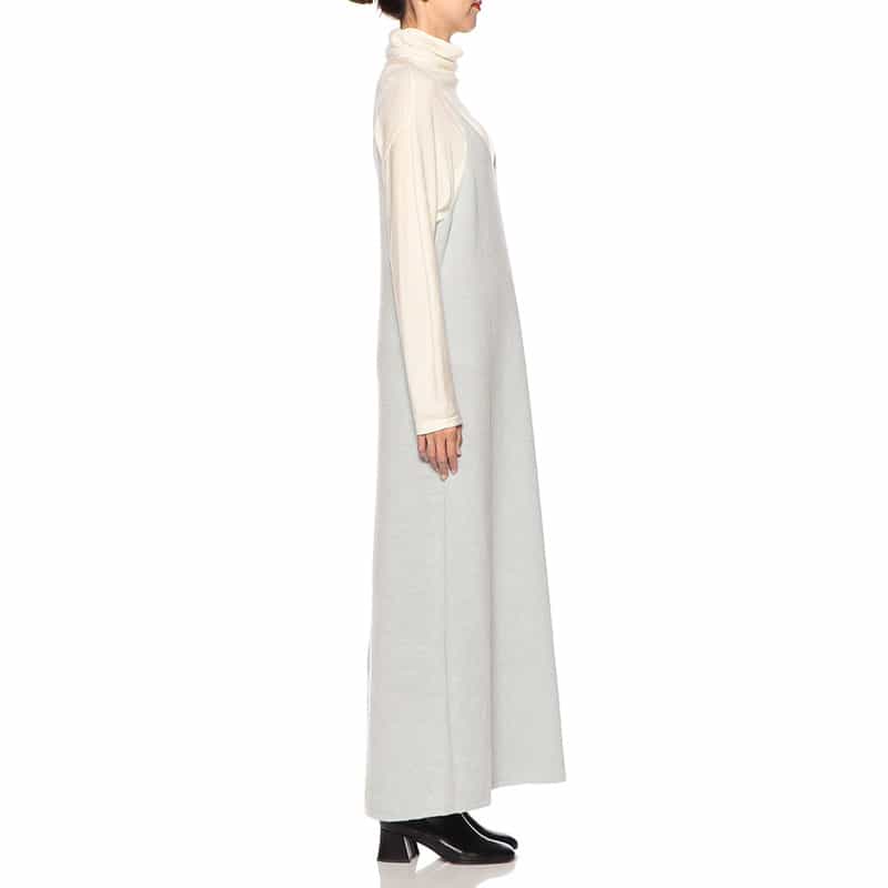 AURALEE ニットキャミソールドレス LIGHT BLUE