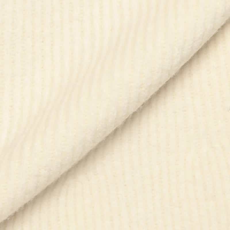 AURALEE リブニットスカート WHITE