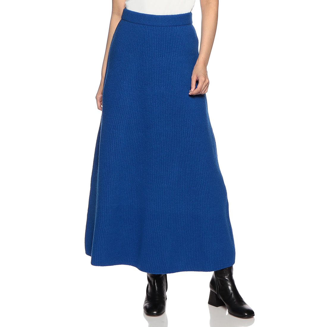 リブニットスカート