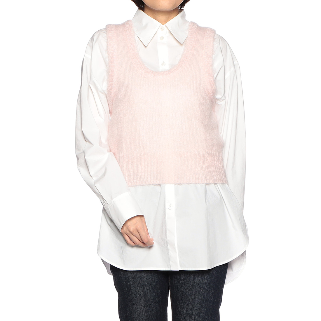 ニットタンクトップ