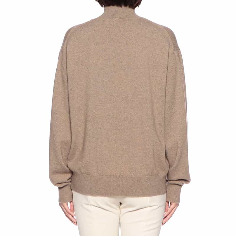 AURALEE カシミヤ タートルネックニットプルオーバー BROWN