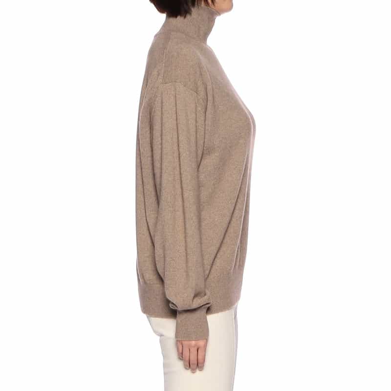 AURALEE カシミヤ タートルネックニットプルオーバー BROWN