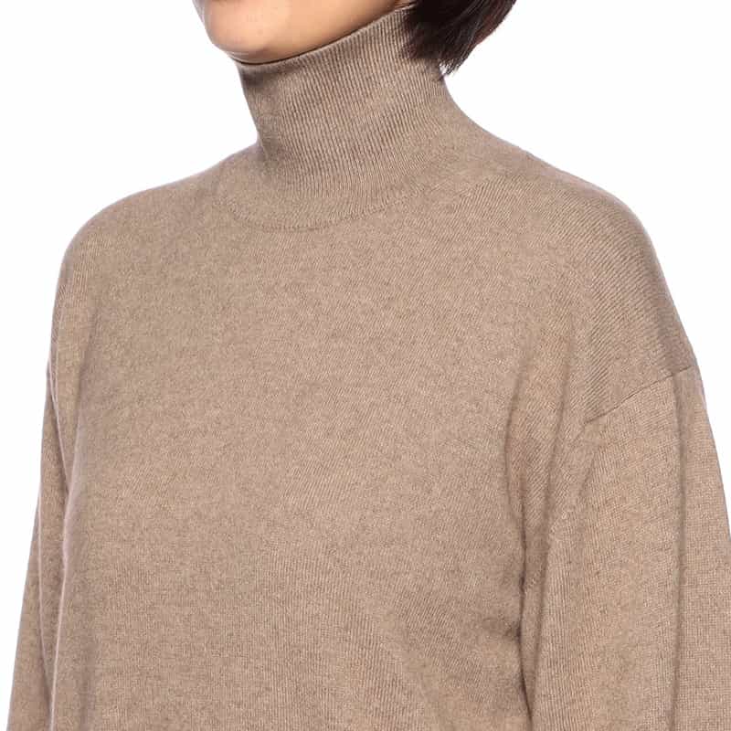 AURALEE カシミヤ タートルネックニットプルオーバー BROWN