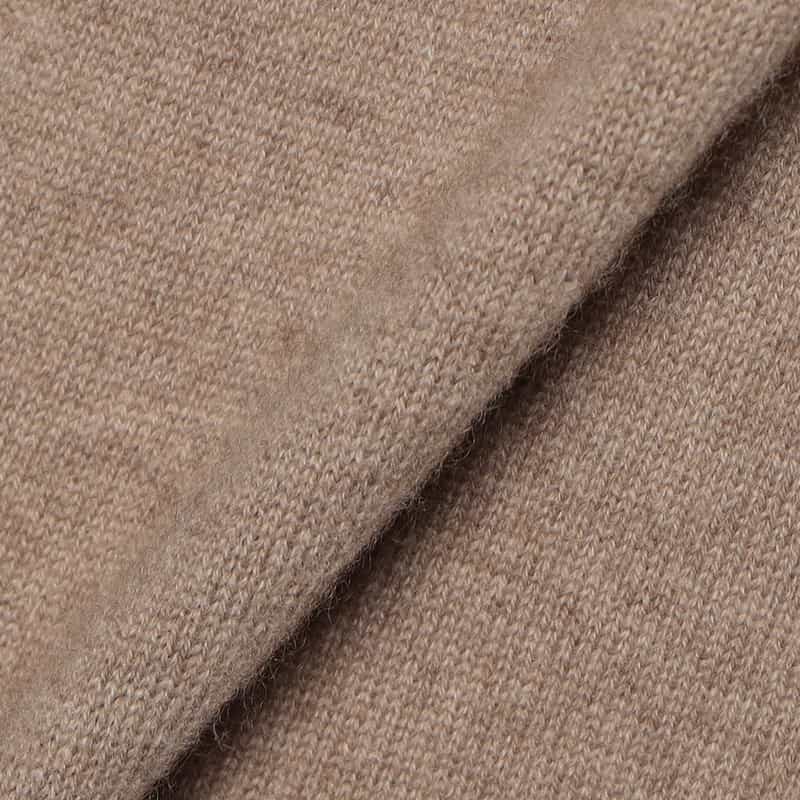 AURALEE カシミヤ タートルネックニットプルオーバー BROWN