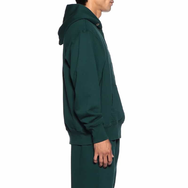 LES TIEN セットアップスエットパーカー GREEN