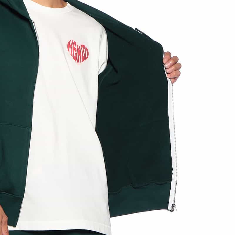 LES TIEN セットアップスエットパーカー GREEN