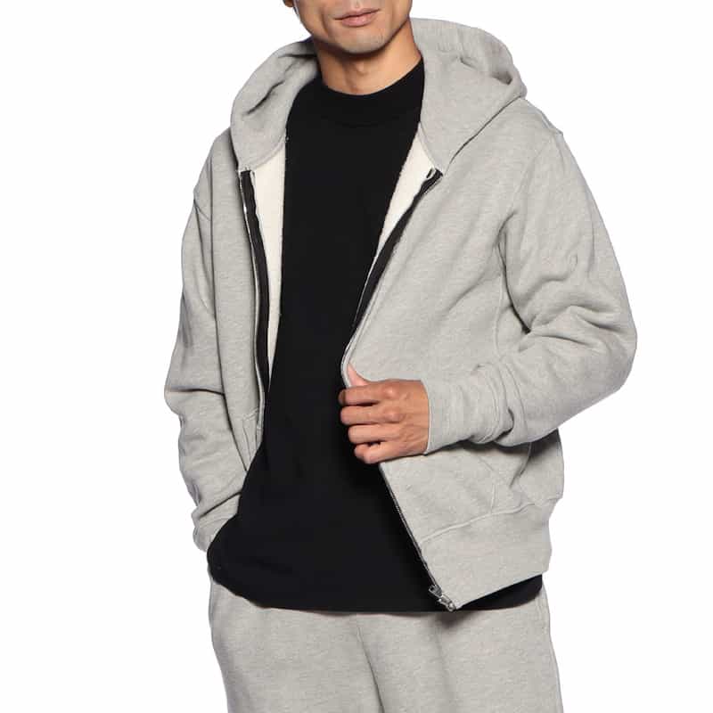 LES TIEN セットアップスエットパーカー GRAY