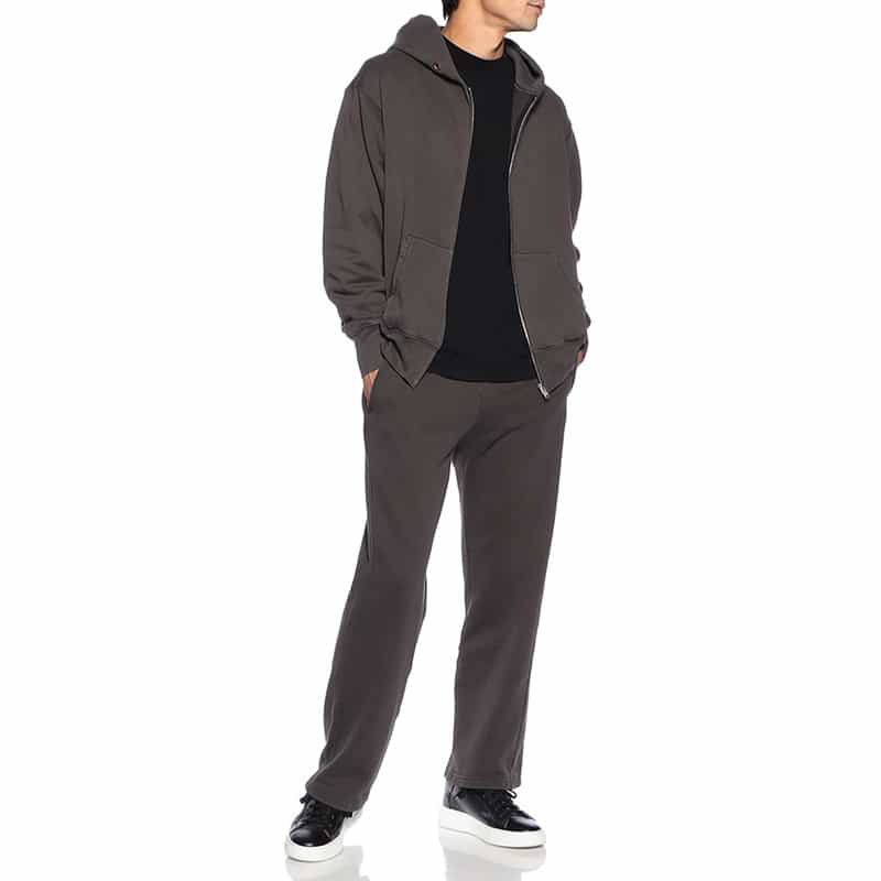 LES TIEN セットアップスエットパーカー DARK GRAY