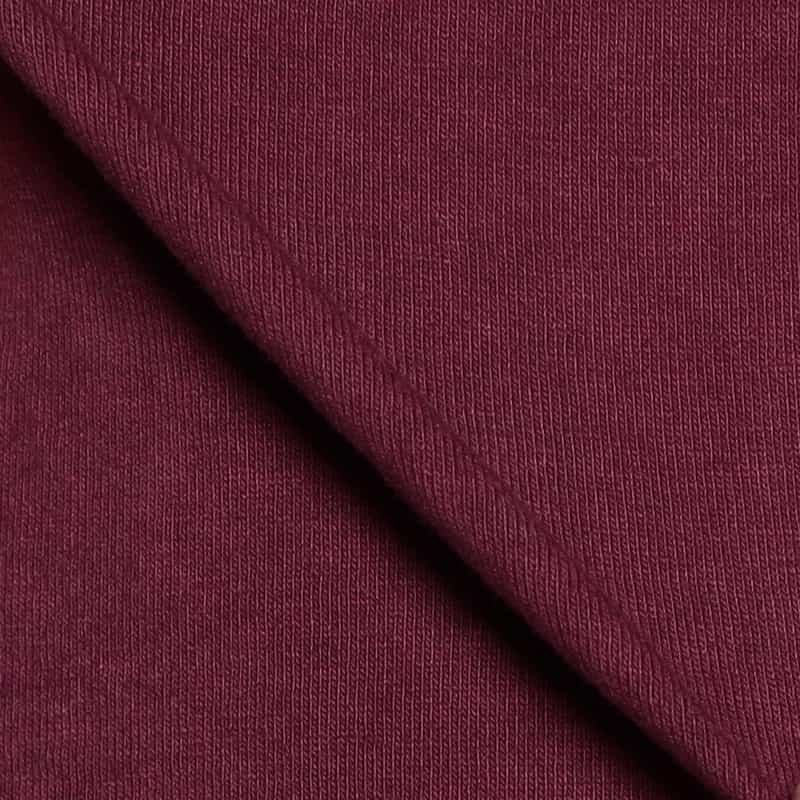 LES TIEN モックネックロングスリーブTシャツ WINE
