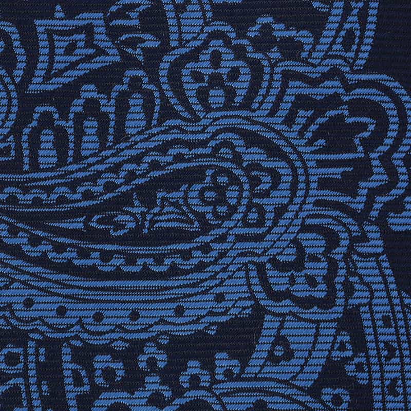 BARNEYS NEW YORK ペイズリー柄タイ NAVY