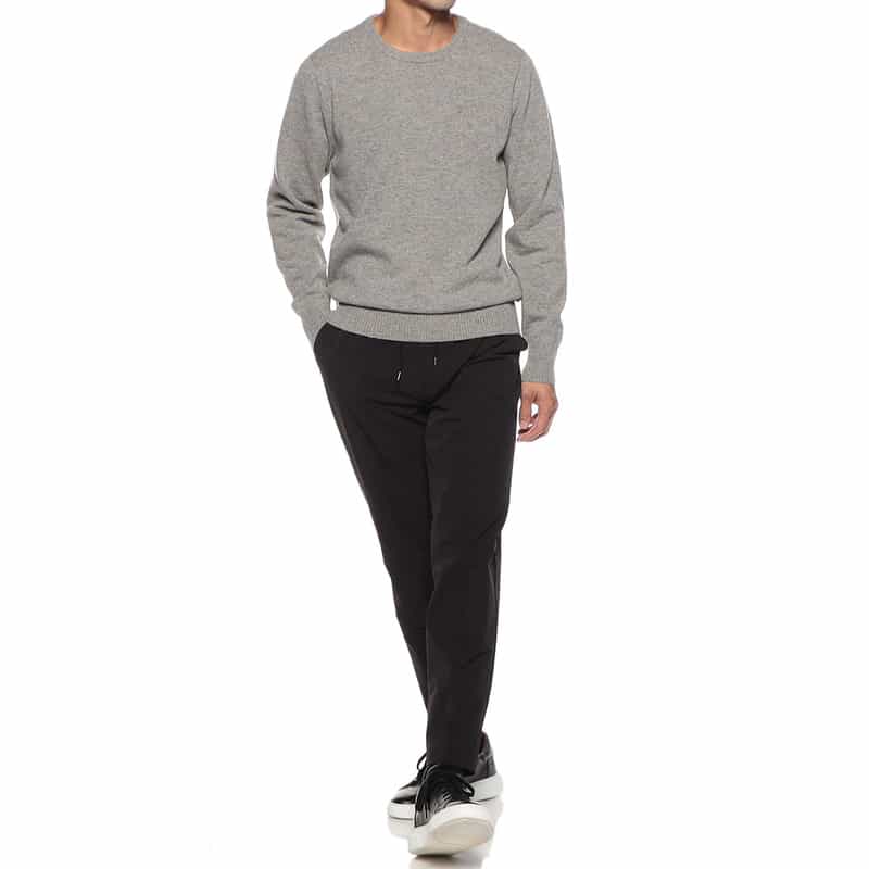 BARNEYS NEW YORK カシミヤニットプルオーバー GRAY