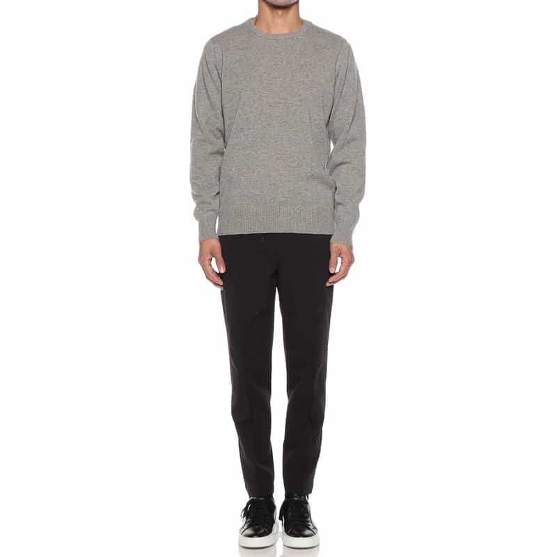 BARNEYS NEW YORK カシミヤニットプルオーバー GRAY