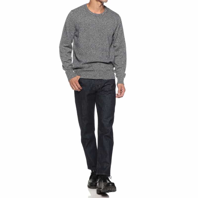 BARNEYS NEW YORK カシミヤニットプルオーバー NAVY