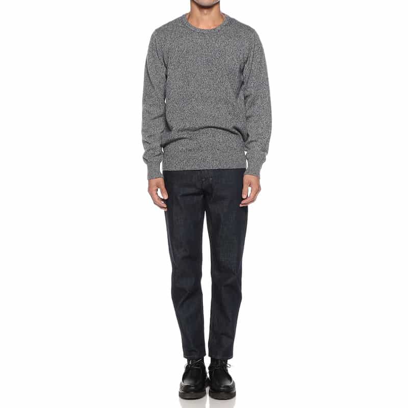 BARNEYS NEW YORK カシミヤニットプルオーバー NAVY