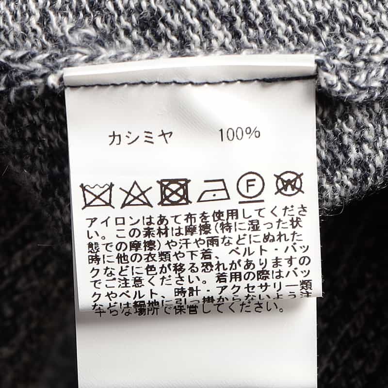 BARNEYS NEW YORK カシミヤニットプルオーバー NAVY