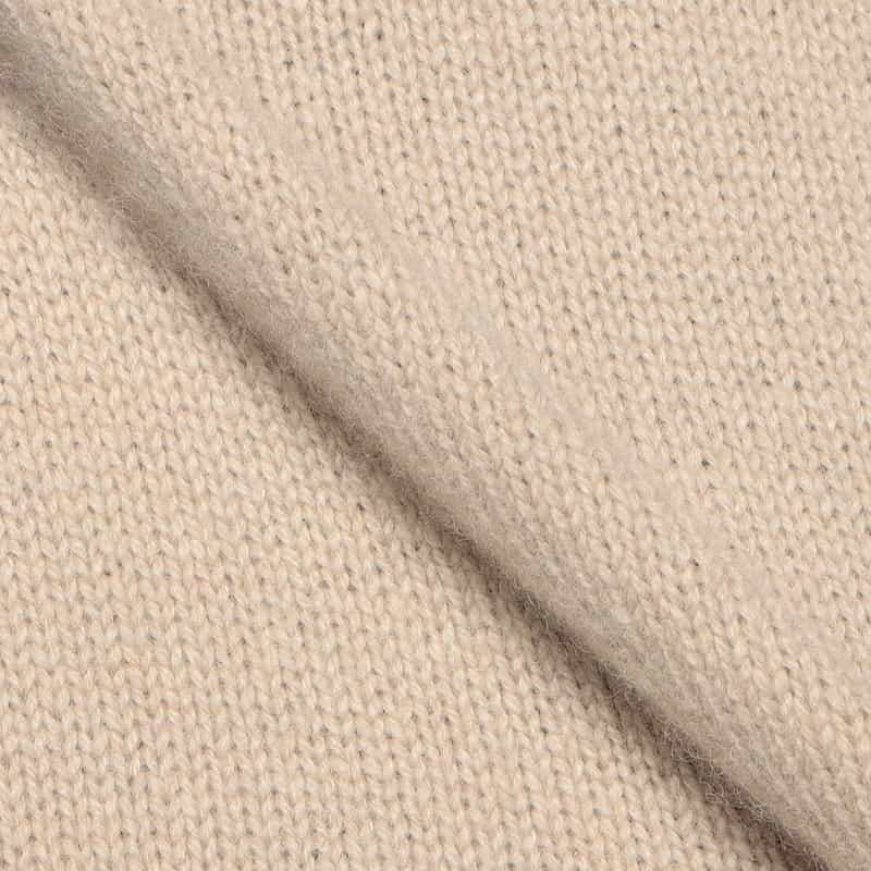 BARNEYS NEW YORK スタンドカラーニットカーディガン BEIGE