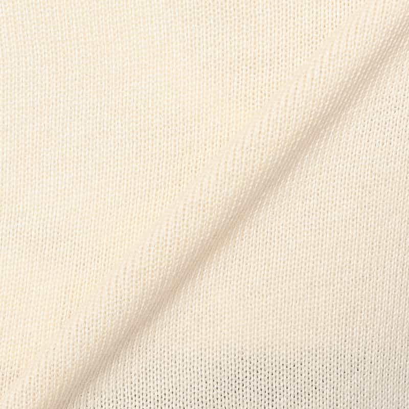 BARNEYS NEW YORK ウォッシャブル海島綿Vネックカーディガン IVORY