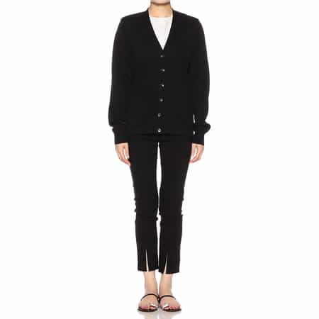 ウォッシャブル海島綿Vネックカーディガン（2203898）｜BARNEYS