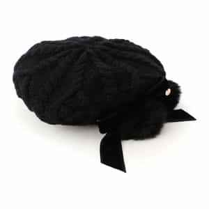 アシーナニューヨーク　ベレー帽　ネイビー Athena New York Kimberly Beret | 57cm(57) Black (01
