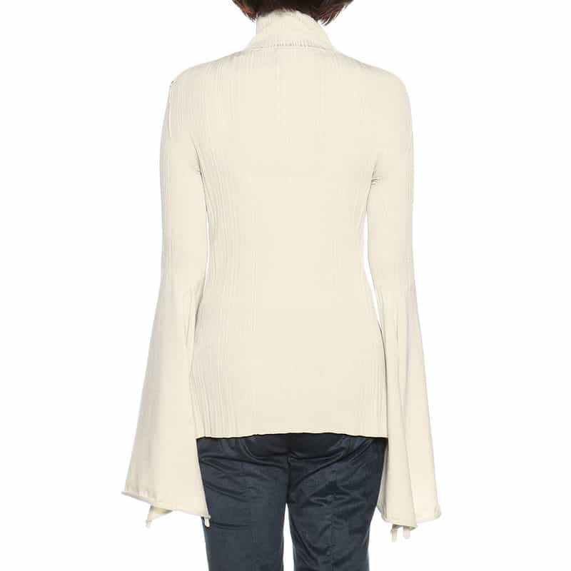 KANAKO SAKAI ボリュームスリーブニットプルオーバー BEIGE