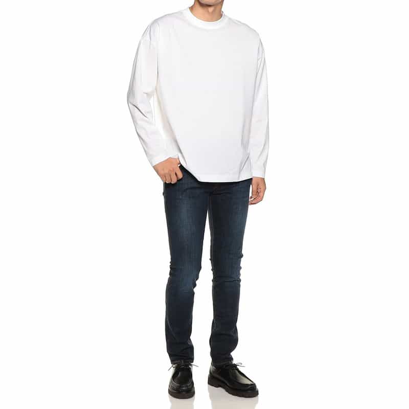 ROY ROGER’S ライトウォッシュデニムパンツ "LEONARDO" NAVY